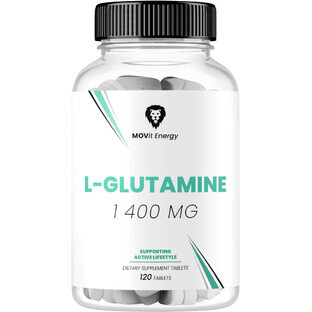 Movit Energy L-Glutamină 1 400 mg, 120 comprimate