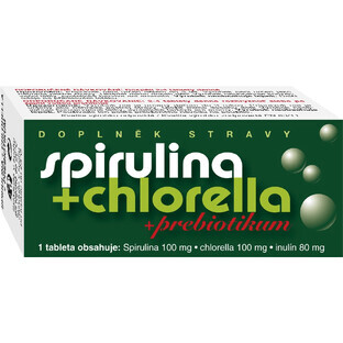 Naturvita SPIRULINA + CLORELLA + inulina 90 compresse