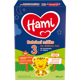 Hami 3 Goodnight Toddler Milk à partir de 12 mois 600 g