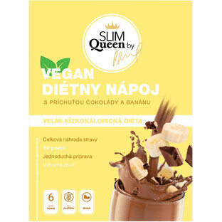 SLIM Queen Chocolade & Banaan dieetdrank VEGAN 396 mg