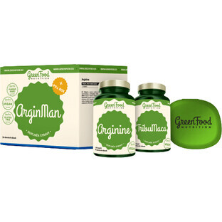 GreenFood Nutrition ArginMan + Pillbox