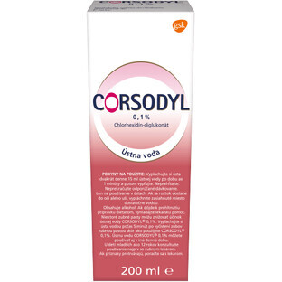 Corsodyl mondwater 200 ml
