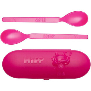 Lepel set HiPP roze 3 stuks