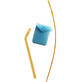 B. Travel box silicone straw