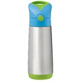 B. box Termo para beber con pajita - azul/verde 500 ml
