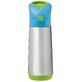 B. doos Drinkthermosfles met rietje - blauw/groen 500 ml