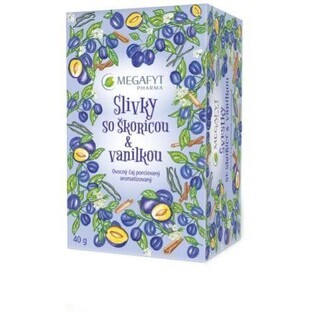 Megafyt Plums with cinnamon and vanilla fruit tea 20 x 2 g