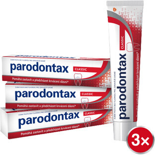 Parodontax Classic pasta dentífrica 3 x 75 ml