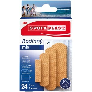 Spofaplast 3M Gezinsmix 24 stuks