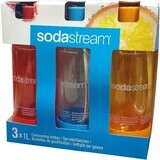 Sodastream Tripack Botella Tripack 1l naranja/rojo/azul