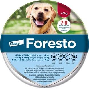 Foresto Halsband voor honden vanaf 8 kg 70 cm