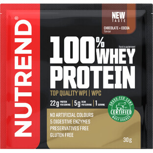 Nutrend 100% Proteína de Suero Chocolate/Cacao 30 g