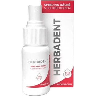 Herbadent spray profesional para encías con clorhexidina 25 ml