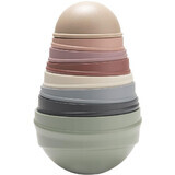 Opvouwbare balanceertorens BIBS - Pastel Regenboog