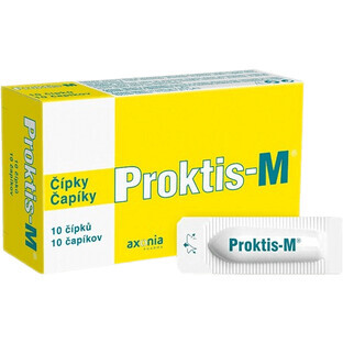 Proktis Rectal suppositories for wound healing with hyaluronic acid 10 pieces