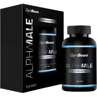 GymBeam AlphaMale AlphaMale TestoBooster, nicht aromatisiert, 120 Kapseln