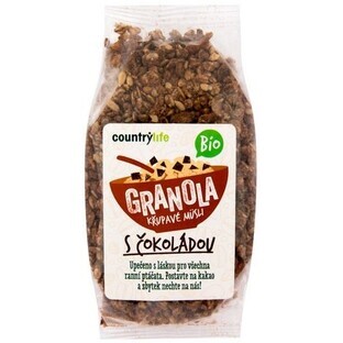 Country Life Granola Muesli croccante con cioccolato biologico 350 g