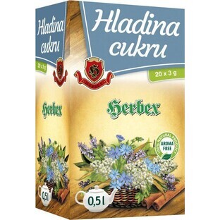 Herbex Zuckergehalt Kräutermischung 20 x 3 g