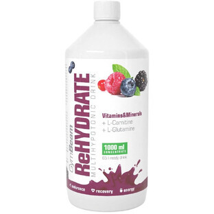 GymBeam ReHydrate Bacche 1000 ml