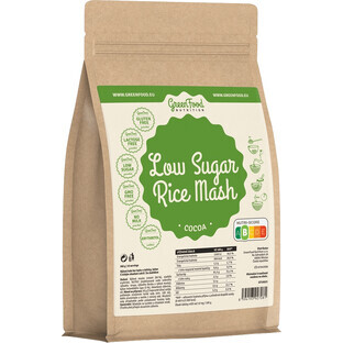 GreenFood Nutrition Avena di riso a basso contenuto di zucchero e cacao 500 g