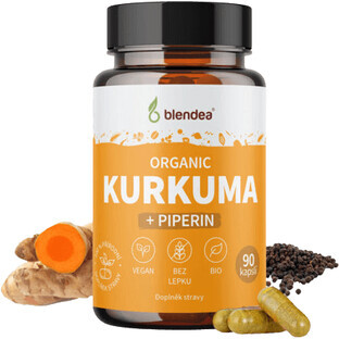 Blendea BIO Kurkuma+Pipperine 90 capsules