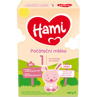 Hami 1 Leche para lactantes desde el nacimiento 600 g