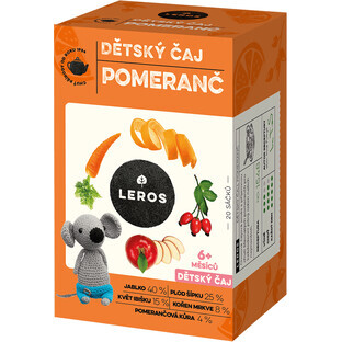 Leros Kindertee Orange 20 x 2 g