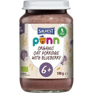 Salvest Põnn Bio Heidelbeeren mit Haferflocken 190 g