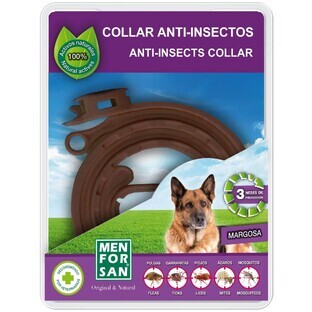 Menforsan Collar antiparasitario natural para perros 60 cm
