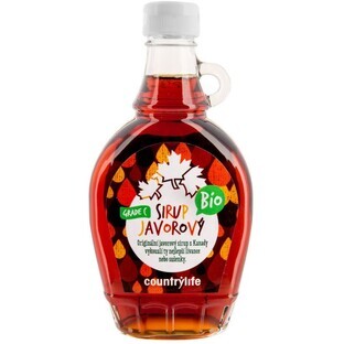 Sciroppo d'acero biologico di grado C Country Life 250 ml