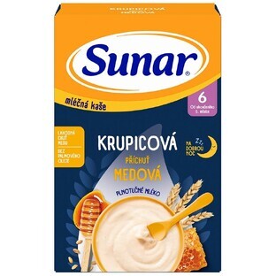 Porridge di semolino di latte Sunar per una buona notte di miele 210 g