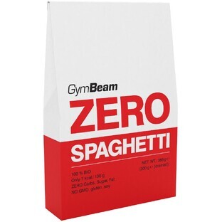 Spaghetti biologici GymBeam Zero 385 g