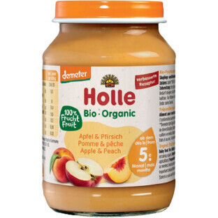 Holle Organic Peaches and Apples 190 g