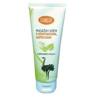 Camelus Crème de massage au basilic, à la bardane et à l'huile d'autruche 100 ml