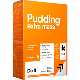 Kompava Extra Mass Vanille- en chocoladepudding 6 x 35 g