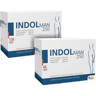 Indol MAN 250 180 capsules