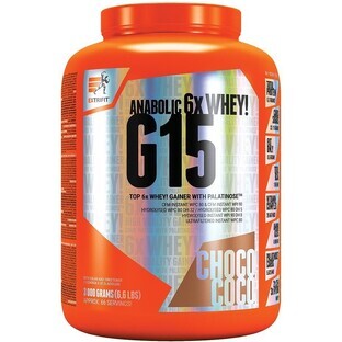 Extrifit G 15 Anabolic Gainer Chocolat noix de coco 3000 g