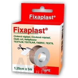 Fixaplast Cerotto per condotte 1,25 cm x 5 m tessuto
