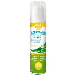 Topvet Aloe vera Sun Protection Lotion SPF 20, 200 ml