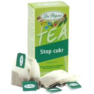 Dr Popov Stop Sugar Tea Imbuto bustine 20 x 1,5 g