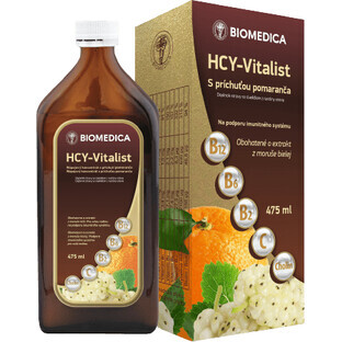 Biomedica HCY-Vitalist Jarabe sabor naranja 475 ml