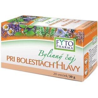 Fyto Pharma Tisana para el dolor de cabeza 20 x 1,5 g