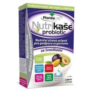 Nutrikaša probiótico - con ciruela 3x60 g 3 x g