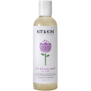 Kit & Kin Shampooing pour cheveux et corps 250 ml