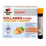 Kollagen 11.000 Kurkuma + Ingwer, 30 Flaschen, Doppelherz