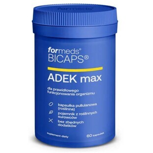 Bicaps ADEK Max 60 cápsulas Formas