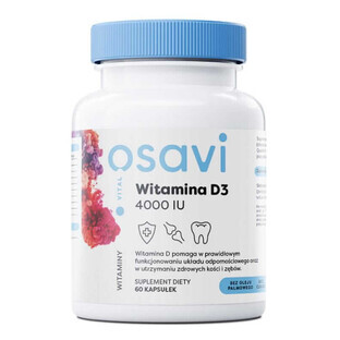 Osavi Vitamina D3 4000 UI 60 cápsulas Quali-D