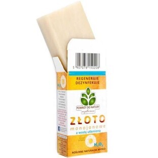 Jabón natural con oro monoiónico y peróxido de hidrógeno 100% vegetal Return to Nature 100 g