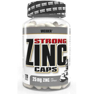 Weider Strong Zinc, 25mg zinc - 120 gélules