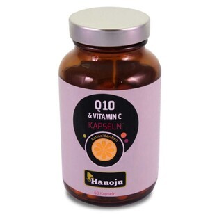 Coenzyme Q10 (250 mg) + vitamine C (250mg) 60 gélules, Hanoju